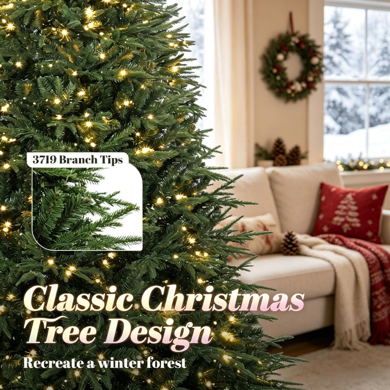 Festive Easy-Setup Artificial Christmas Tree, photo 4 of 9