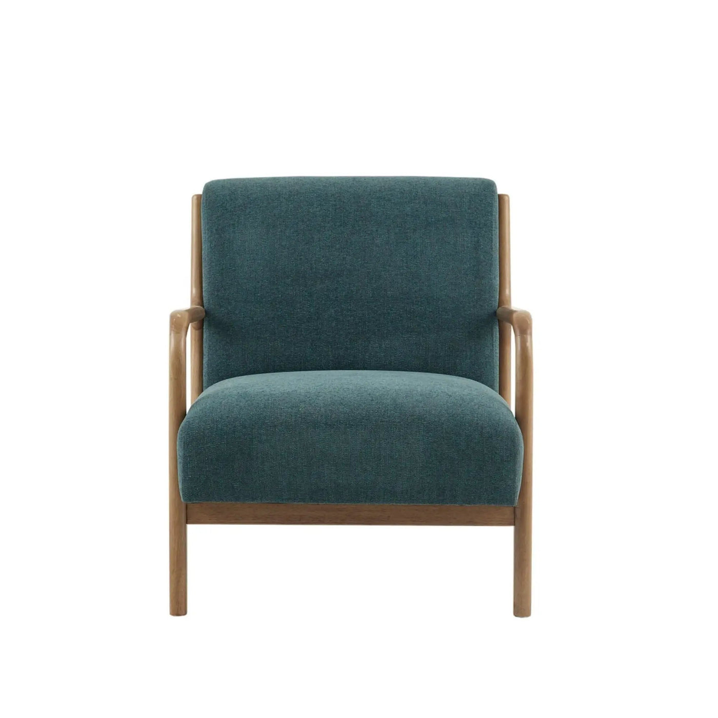 Mid-Century Style Lounge Chair With Upholstered Seat by HouseOfZazla