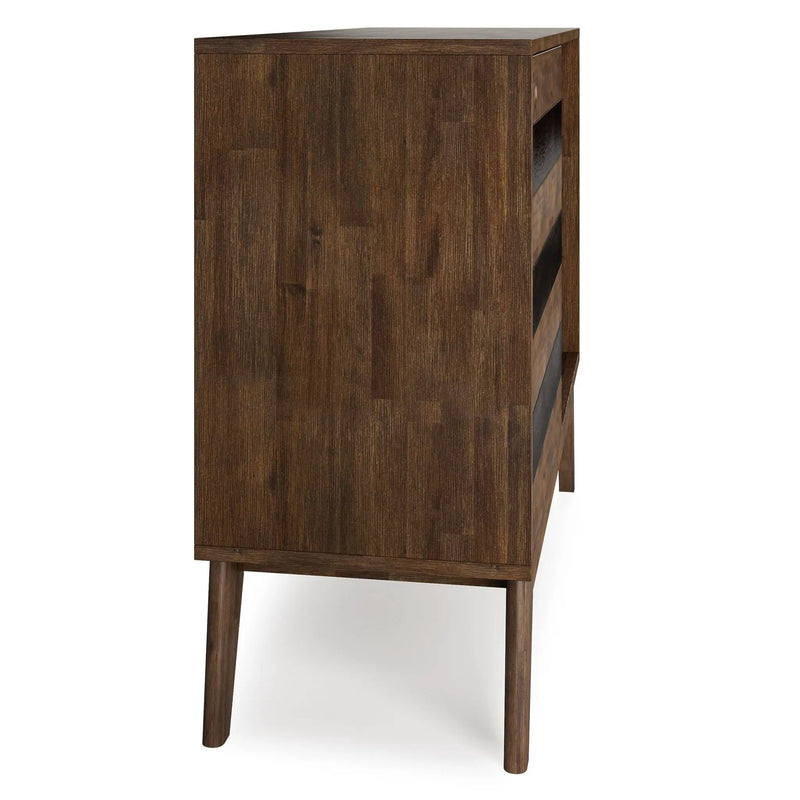 Clarkson - Medium Storage - Rustic Natural Aged Brown by HouseOfZazla
