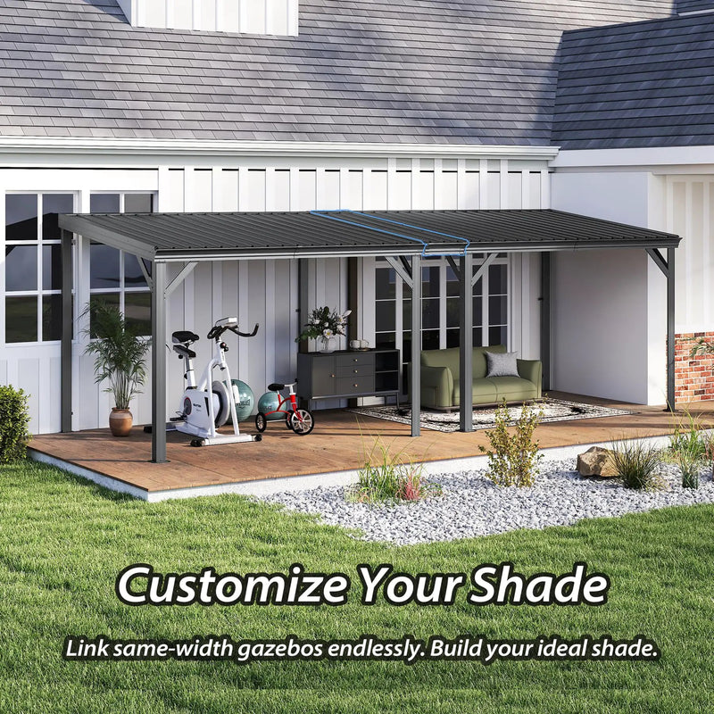 Gazebo Connector Kit for 8ft Width Wall-Mounted Gazebos by HouseOfZazla