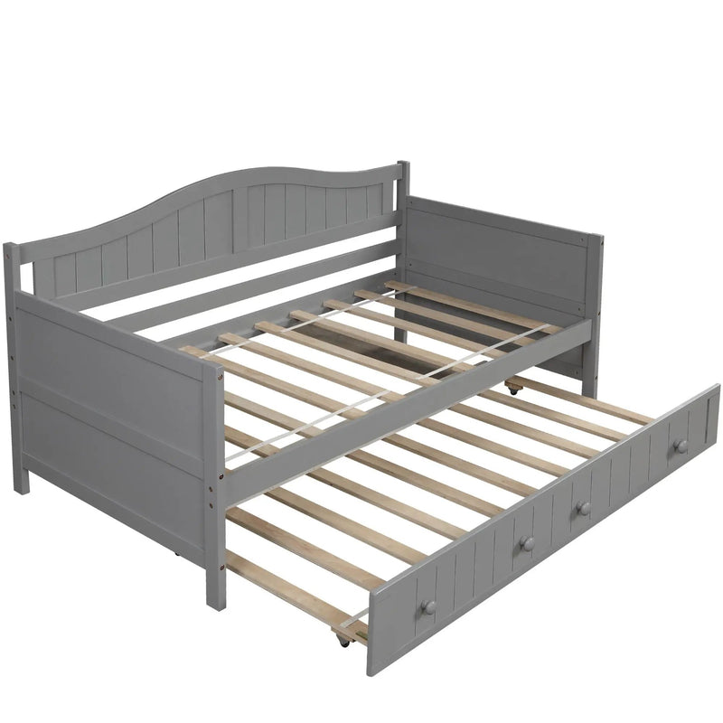 Wooden Daybed, Sofa Bed, No Box Spring Needed by HouseOfZazla