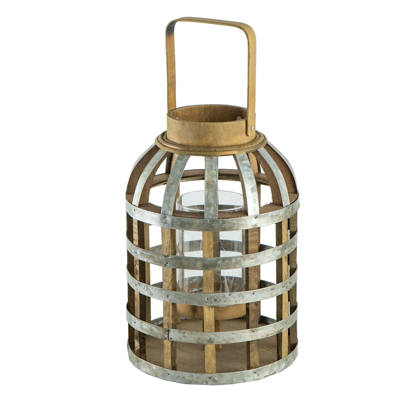 Decorative Lantern With Handle, Wooden Lantern For Indoor Outdoor, Home Garden Wedding by Unique Piece Furniture