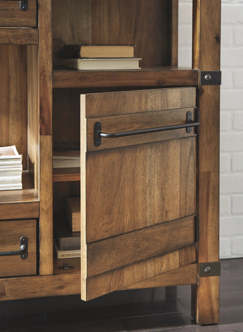 Roybeck - Accent Cabinet - Light Brown / Bronze by Unique Piece Furniture
