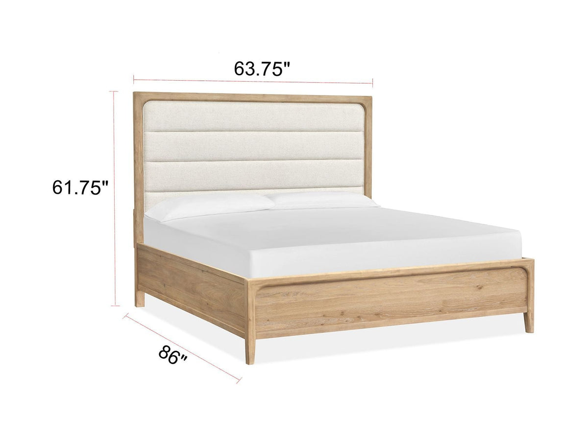 Somerset - Complete Panel Bed With Upholstered Headboard, photo 2 of 6