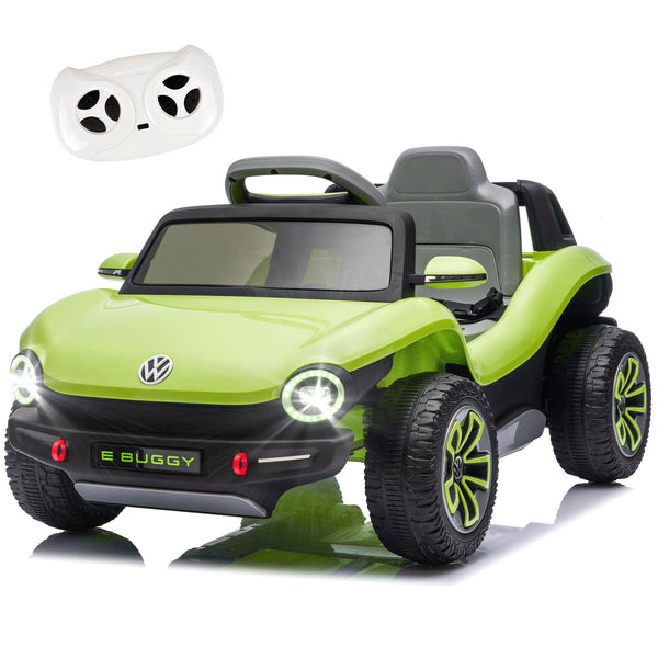12V Licensed Volkswagen Beetle Kids Ride-On Electric Car with Remote Control - Pink, Green, Blue, photo 2 of 10