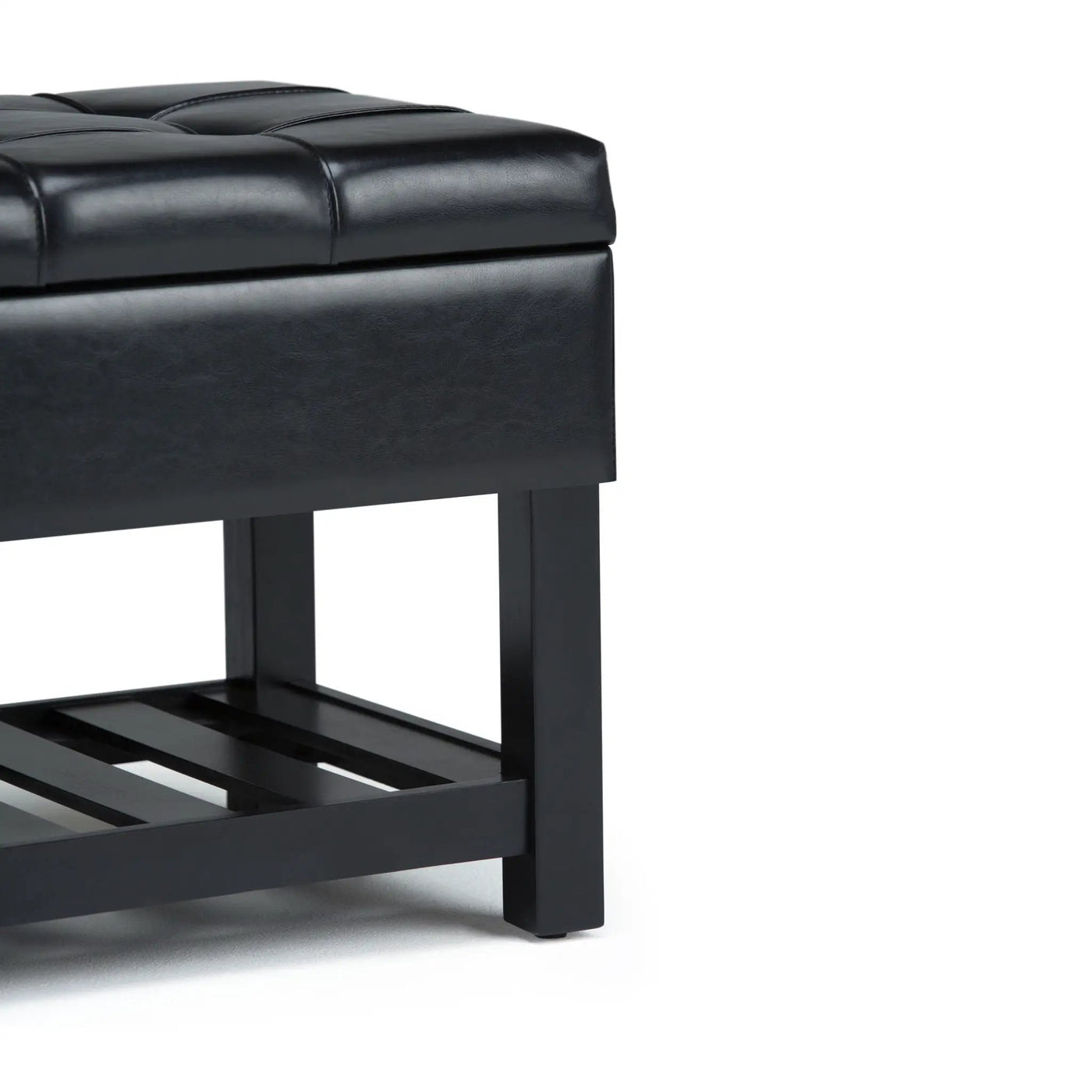Saxon - Upholstered Transitional Storage Ottoman Bench by HouseOfZazla
