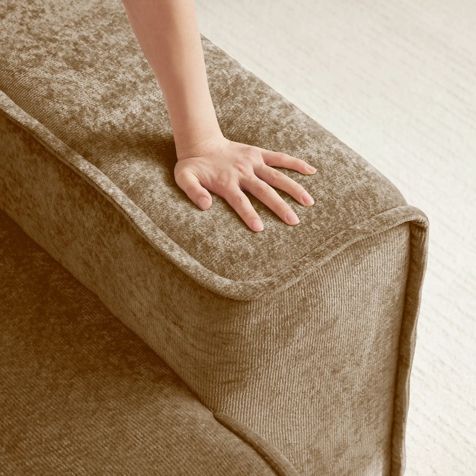 Streamlined Design Modular 3 Seat U Shape Sectional Boneless Sofa by HouseOfZazla