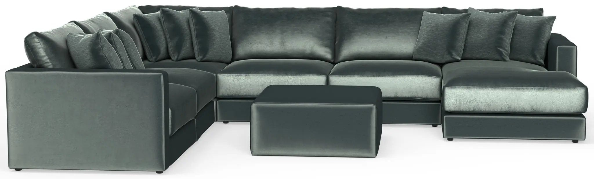 Remington - Modular Sofa And Cocktail Ottoman by Unique Piece Furniture