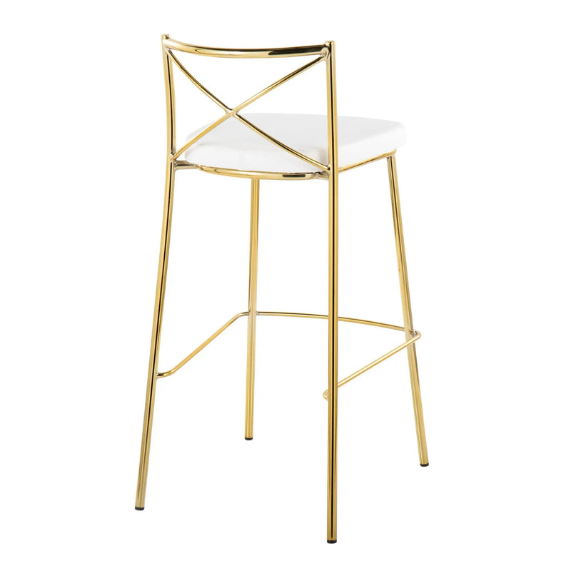 Modern Charlotte - Contemporary Fixed Height Barstool (Set of 2) by Unique Piece Furniture