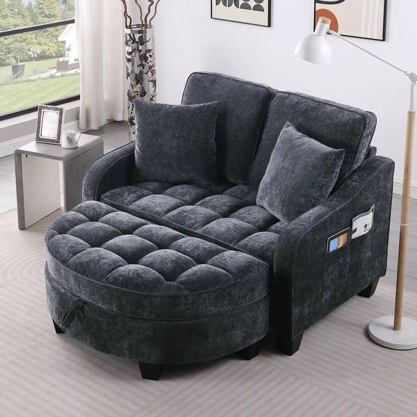 Two-Seater Sofa with Chaise Longue, photo 2 of 6