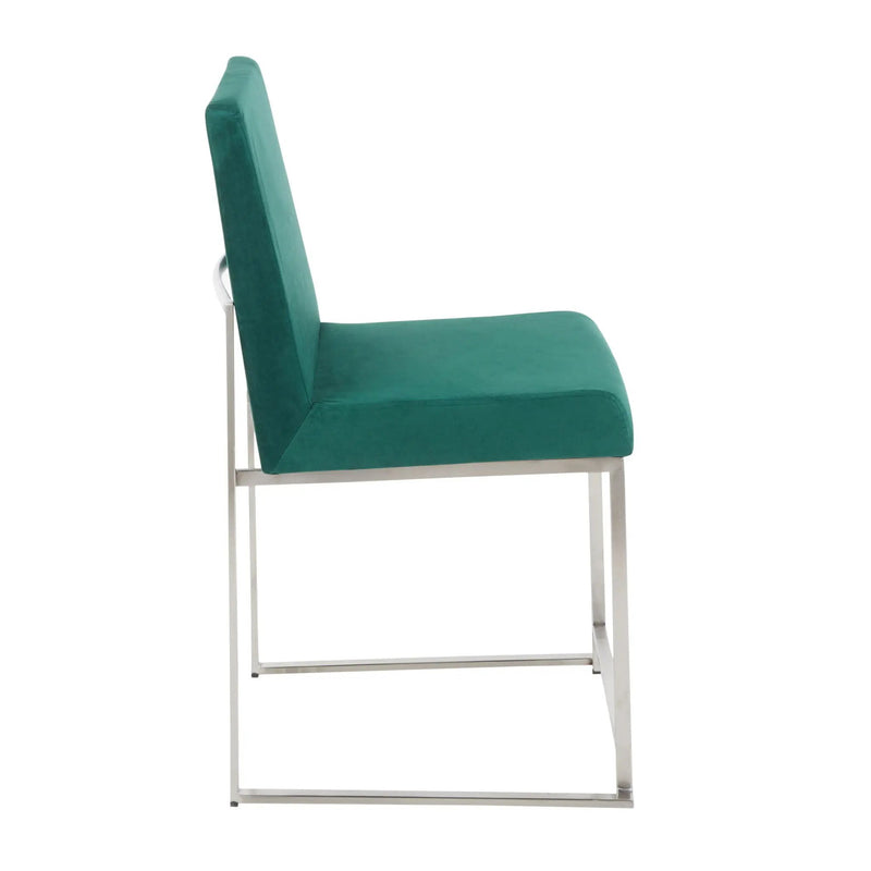 Fuji - Contemporary Modern Elegance High Back Dining Chair (Set of 2) by Unique Piece Furniture