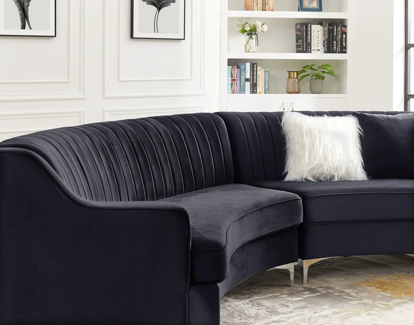 Curved Sofa by HouseOfZazla