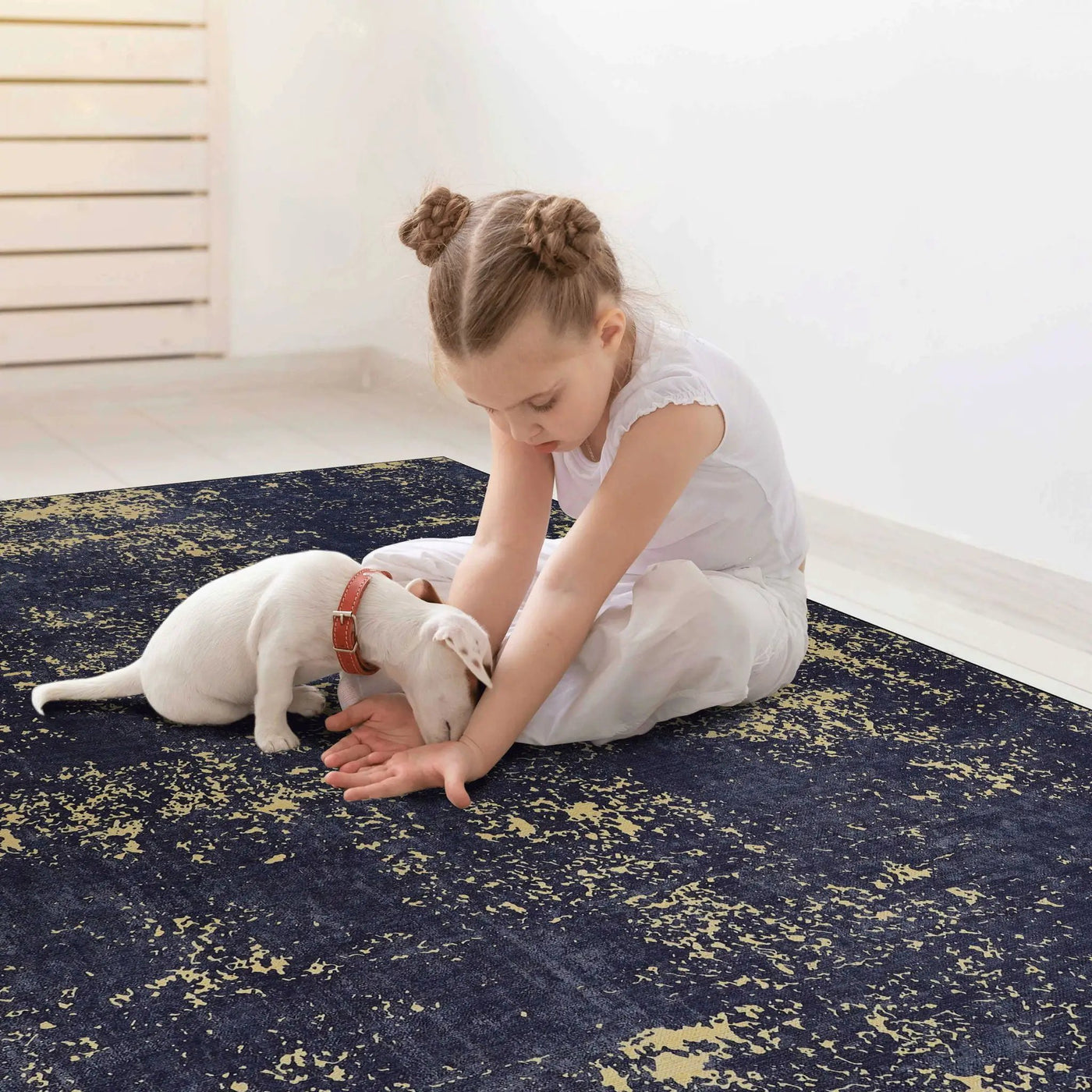 Maval - Stunning Area Rug, Washable by HouseOfZazla