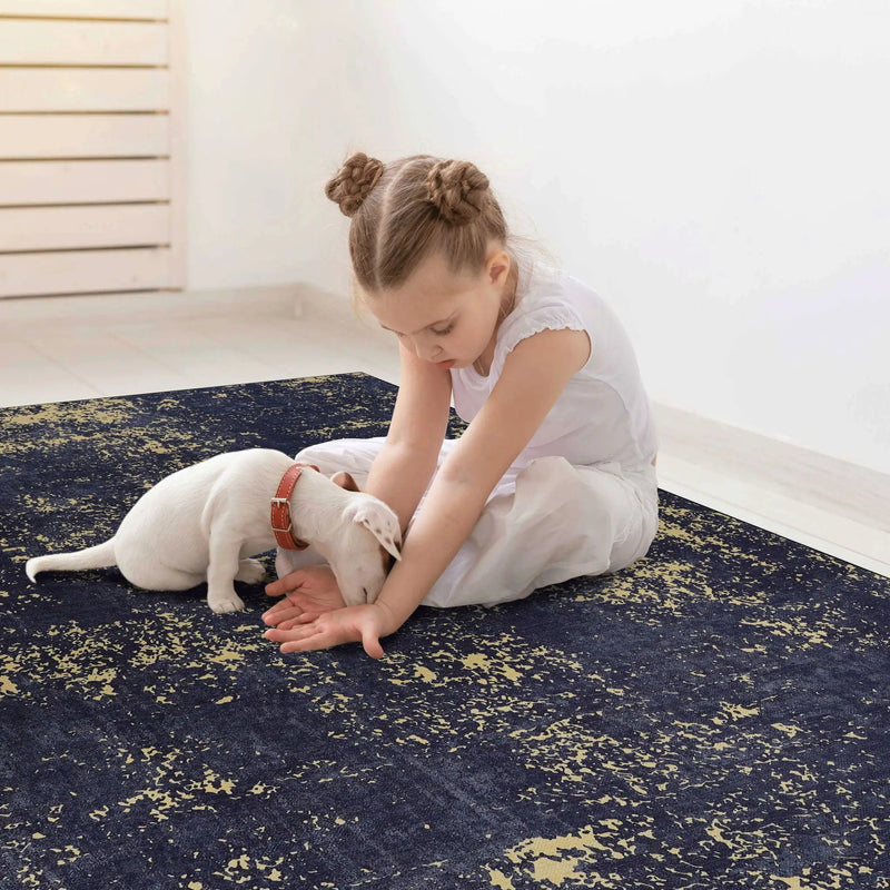 Maval - Machine Washable Area Rug by HouseOfZazla