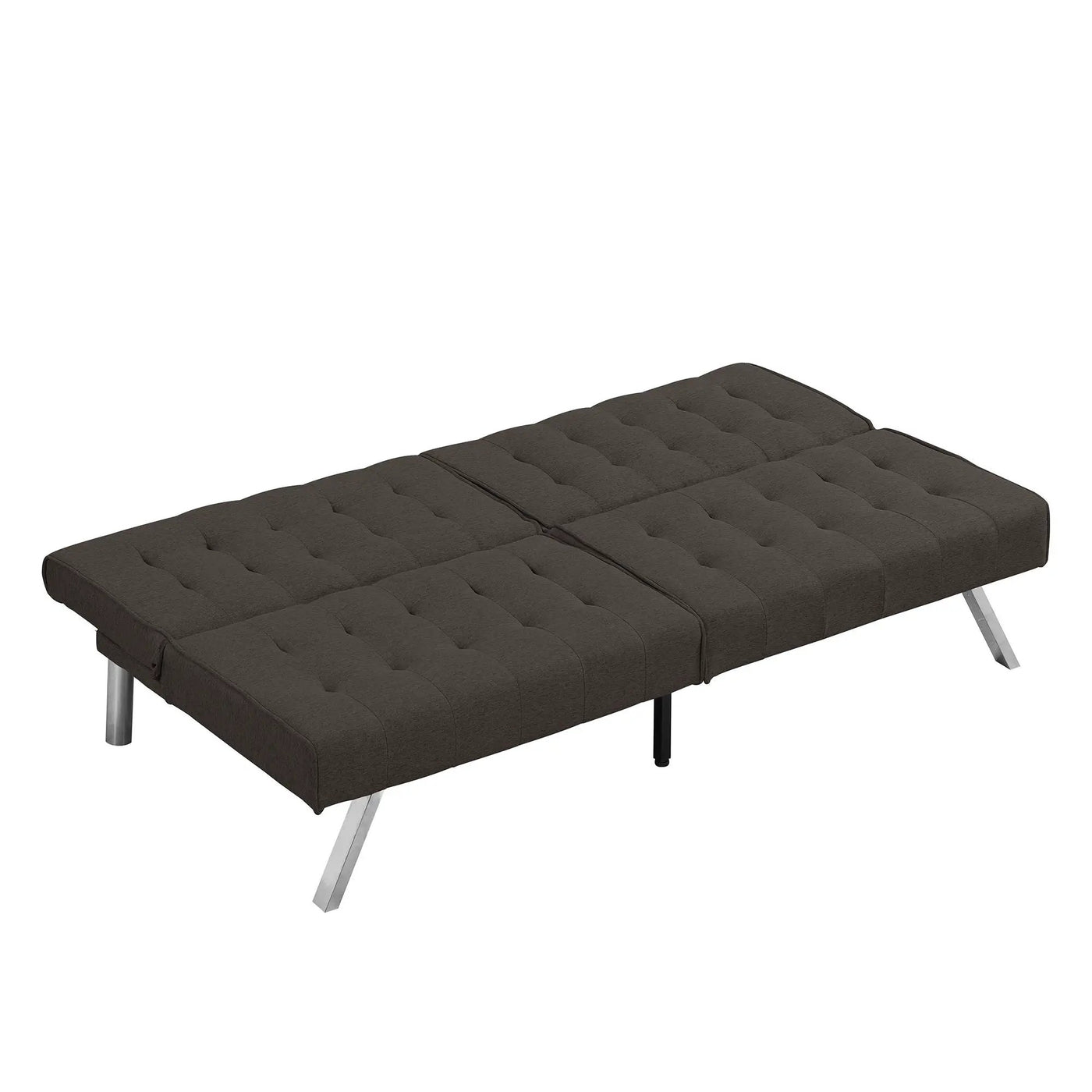 Modern Sofa Bed With Wood Frame And Stainless Legs by HouseOfZazla
