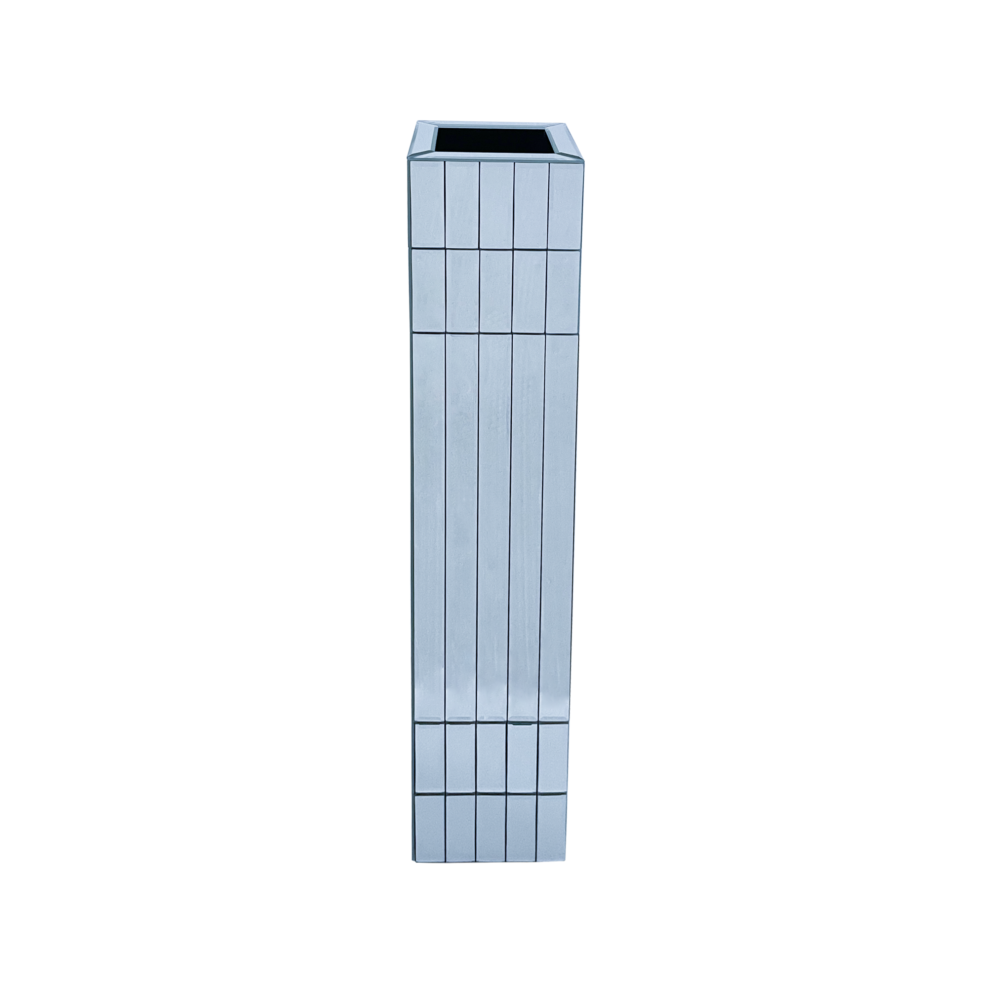Tall Floor Vase 29.92" Mirrored Floor Vase for Home Decor by HouseOfZazla