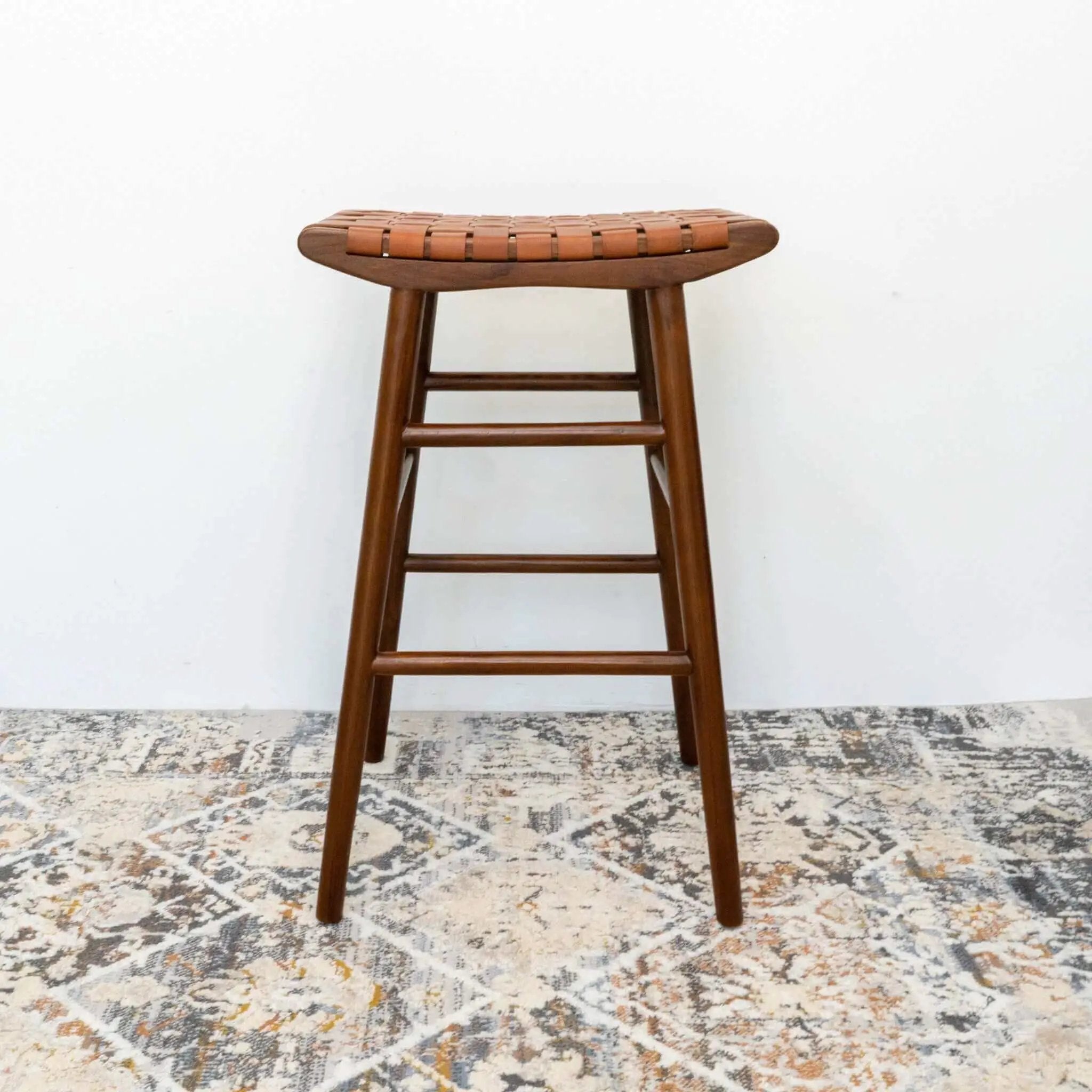 Maya - Stool - Rustic / Tan by HouseOfZazla