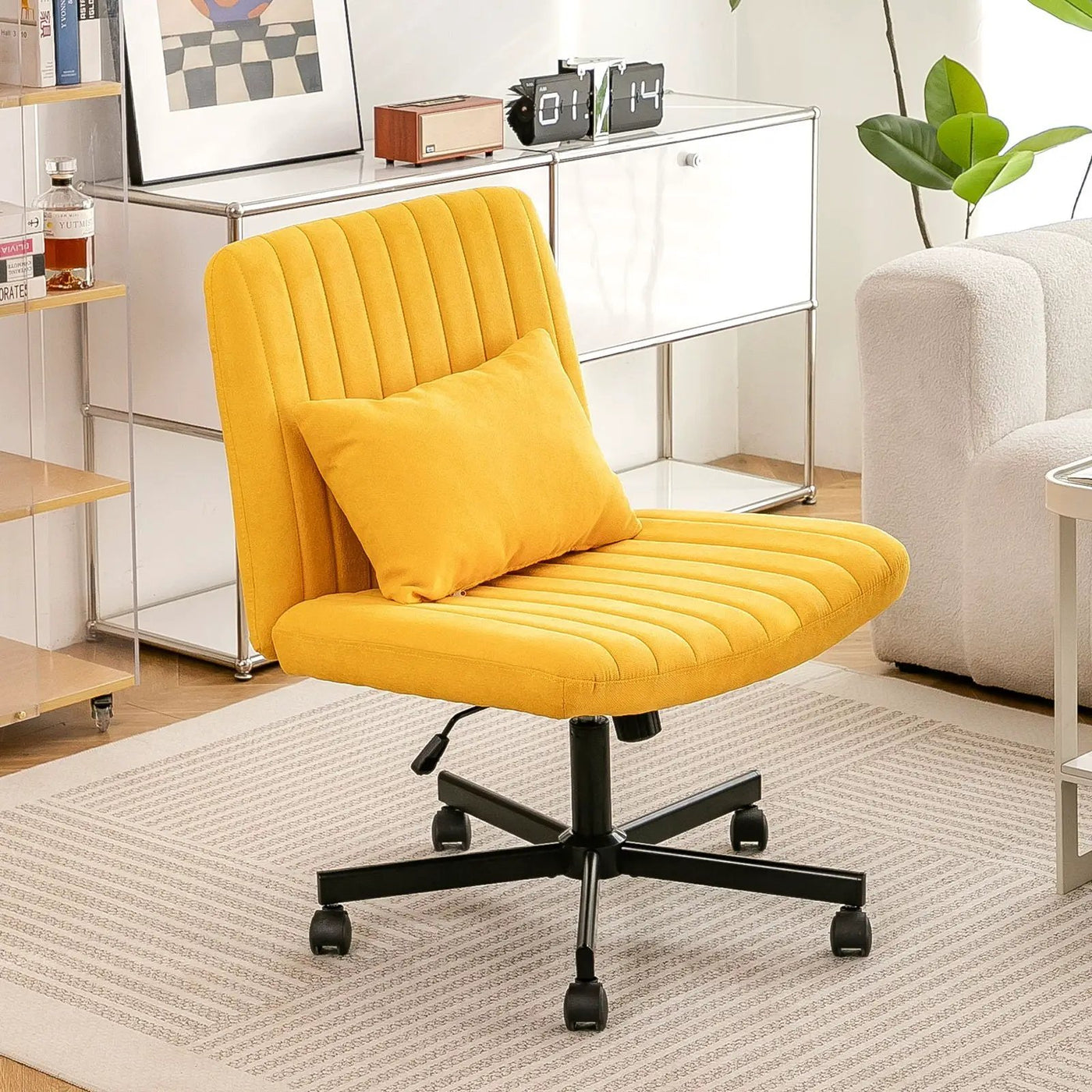 Criss Cross Office Chair With Adjustable Height, Ergonomic Design by HouseOfZazla