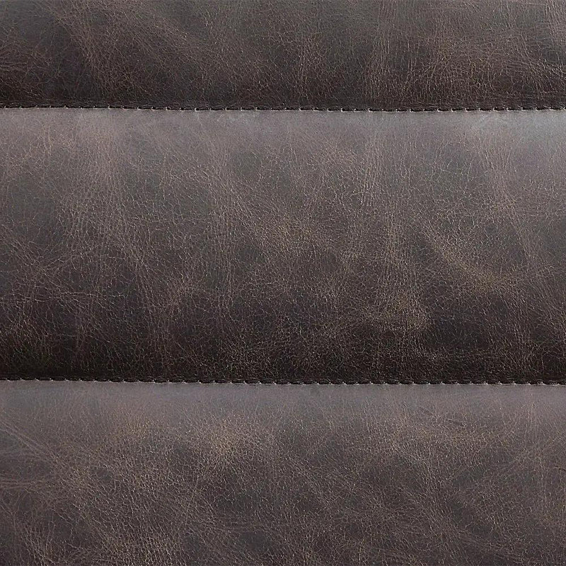 Pipino - Accent Chair With Swivel - Antique Ebony Top Grain Leather by Unique Piece Furniture