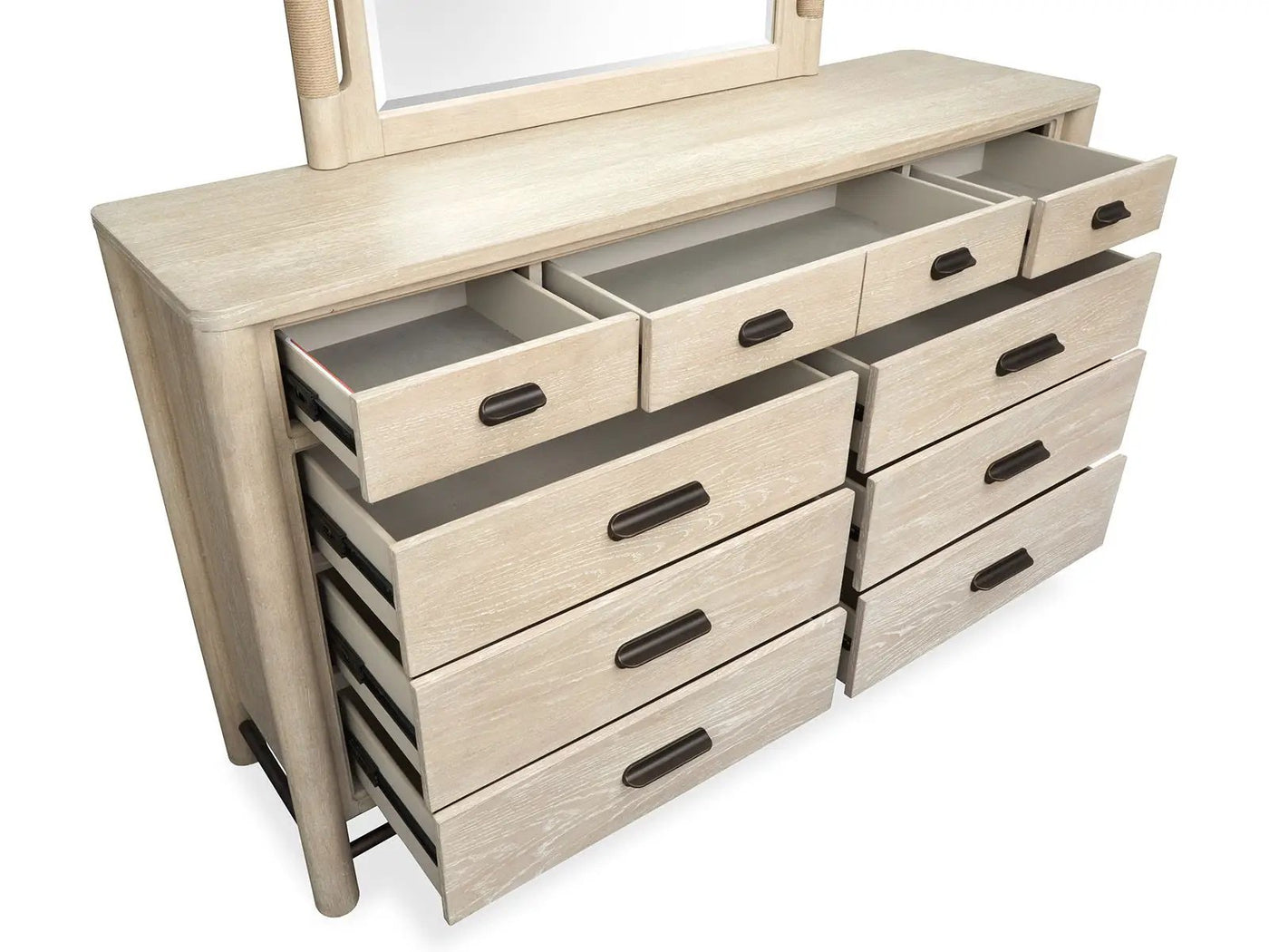 Sunset Cove - Drawer Dresser With Metal Stretchers by Unique Piece Furniture