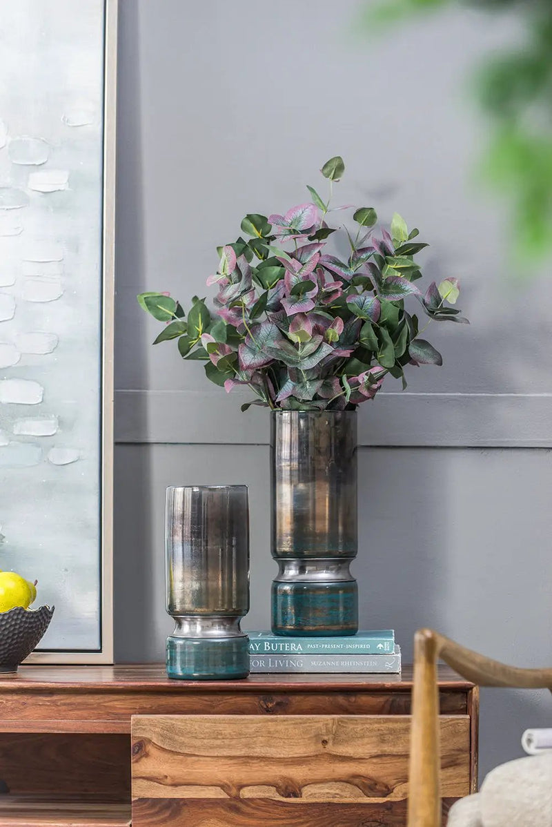 D5.1x13.2" Glass Vase by HouseOfZazla