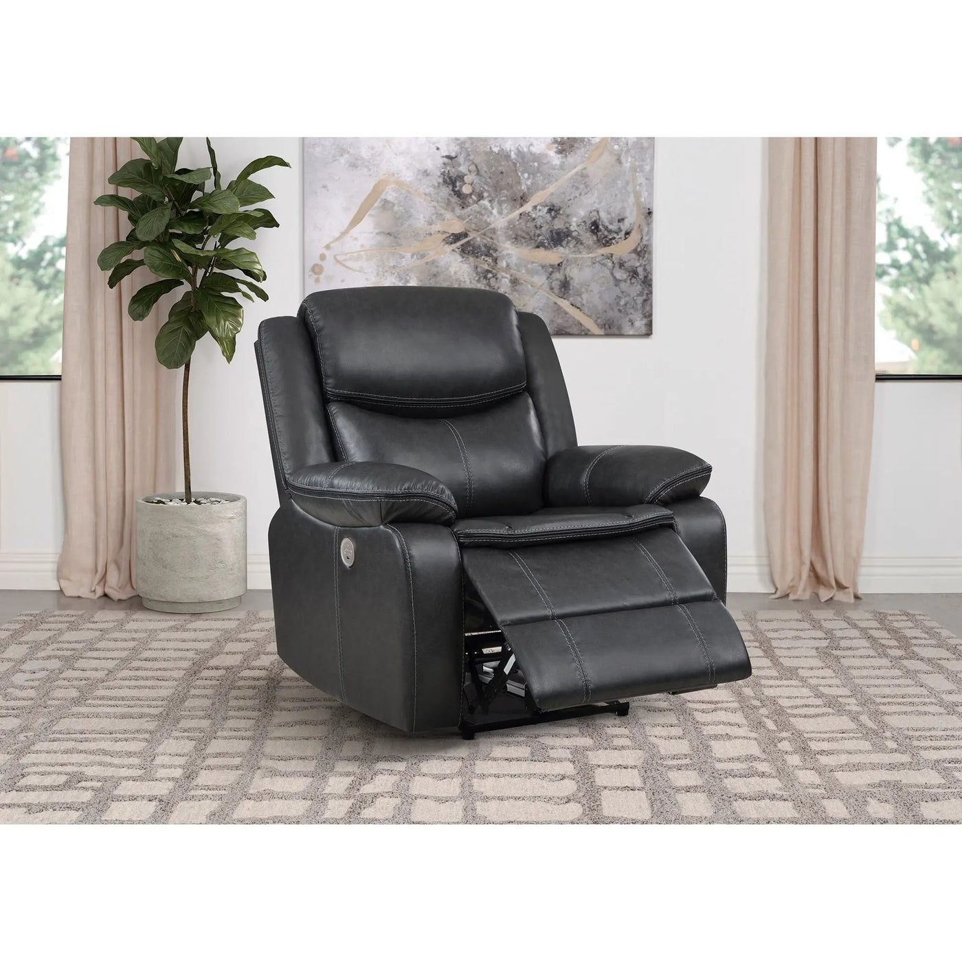 Salerno - Power Recliner Chair With USB Charging by HouseOfZazla