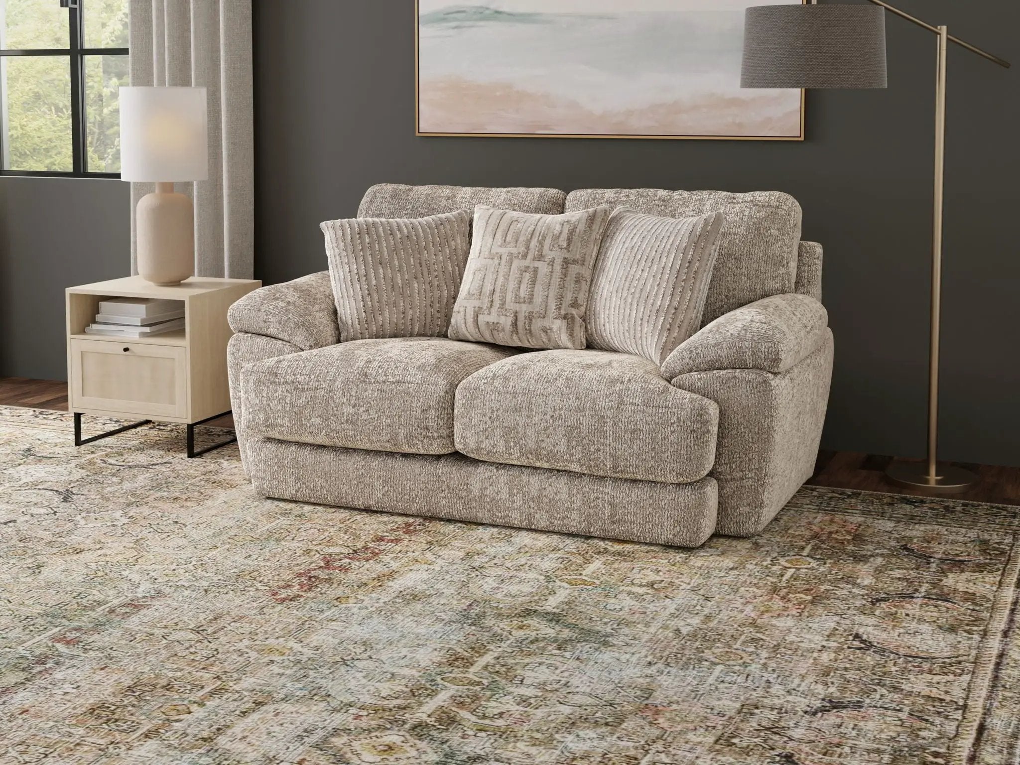 Jaden - Fabric Loveseat by Unique Piece Furniture