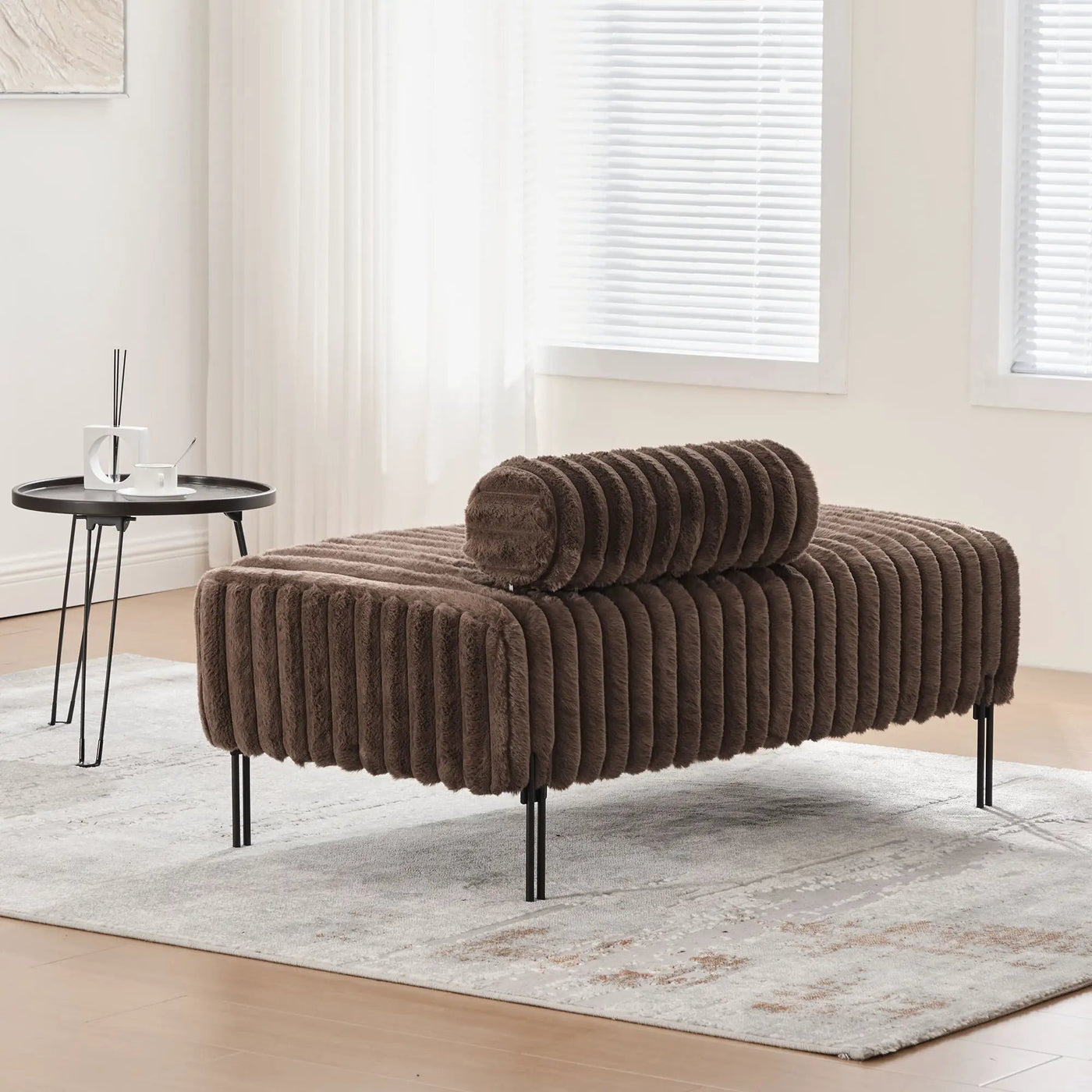 Mini Loveseat With Adjustable Backrest by Unique Piece Furniture