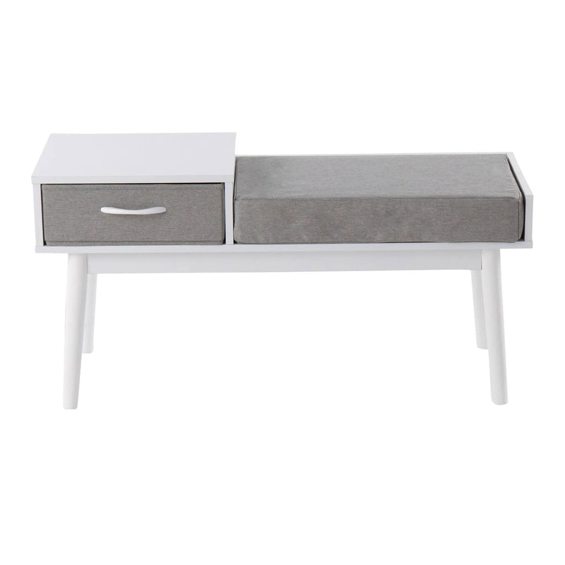 Telephone Contemporary Bench With Pull Out Drawer by Unique Piece Furniture