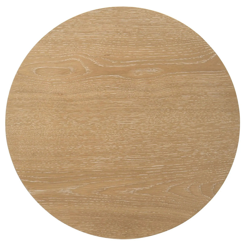Ottowa 2-piece Round Wood Coffee Table Set Light Oak by Unique Piece Furniture