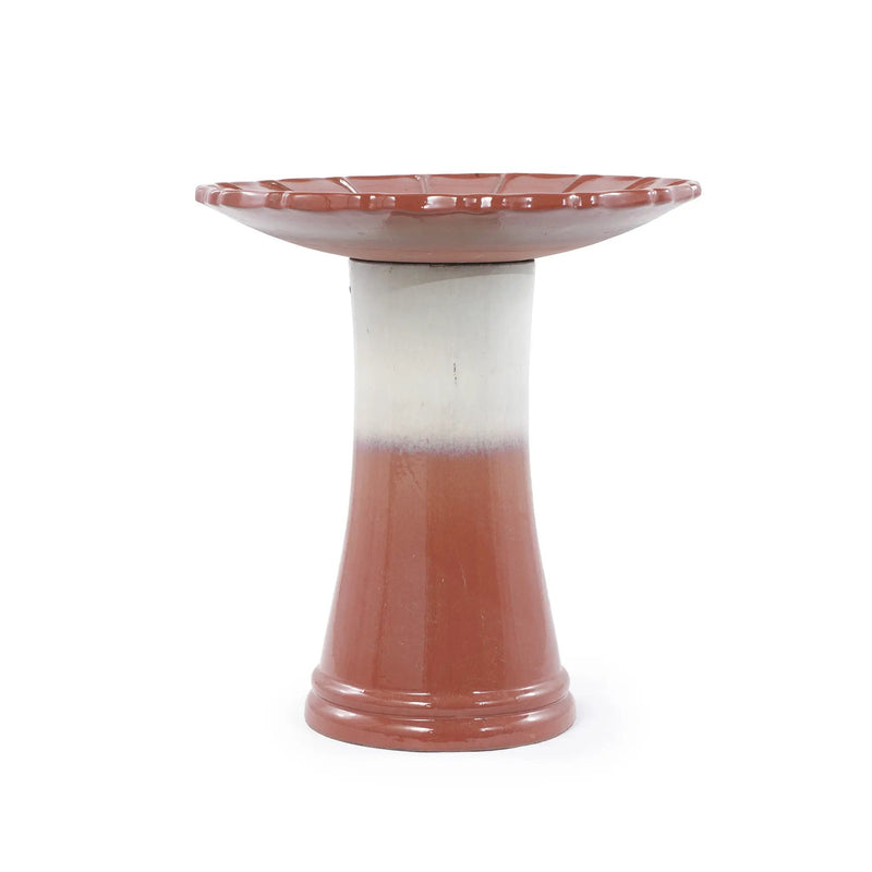 Handmade Glazed Ceramic Bird Bath by HouseOfZazla