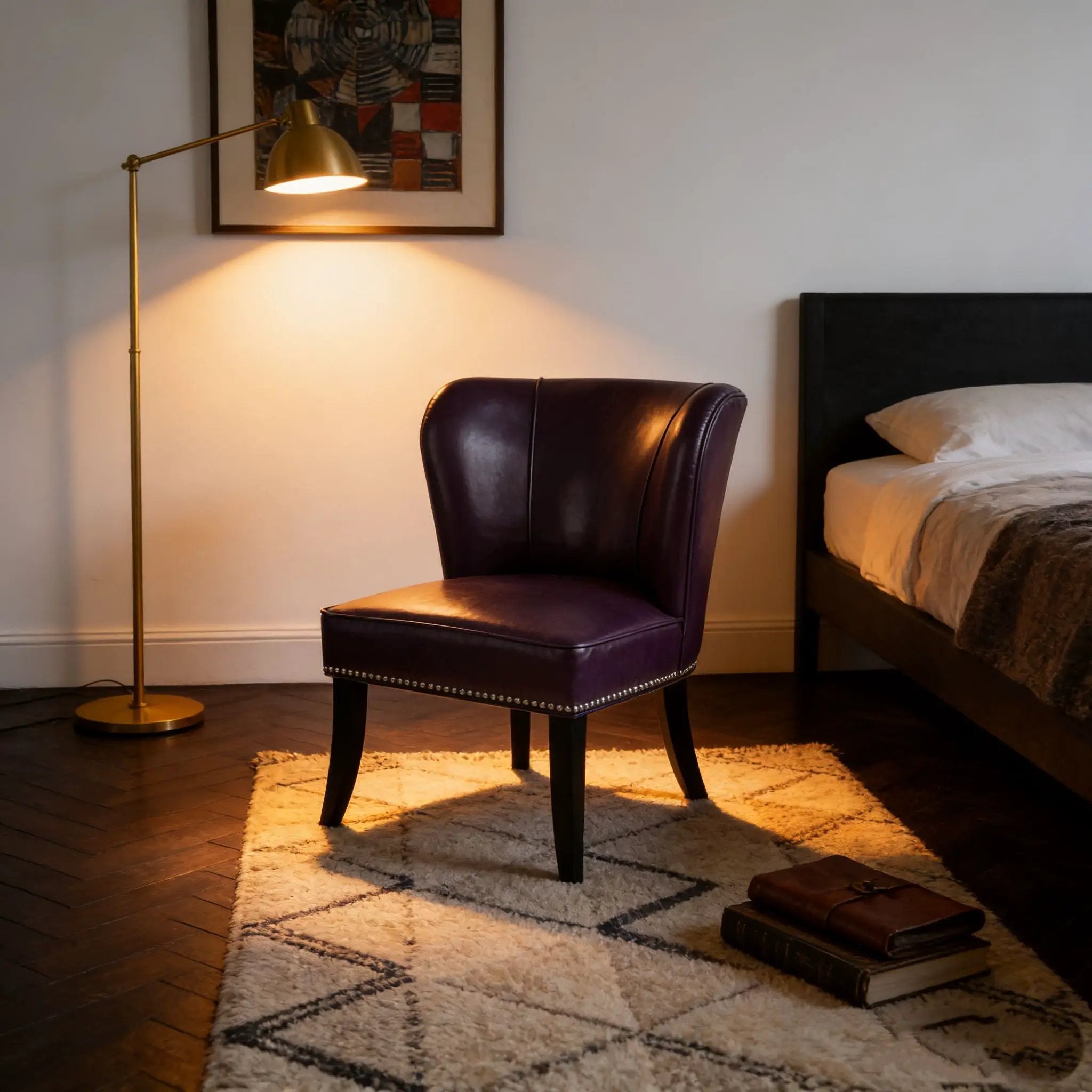 Accent Chair For Living Room - Purple by HouseOfZazla