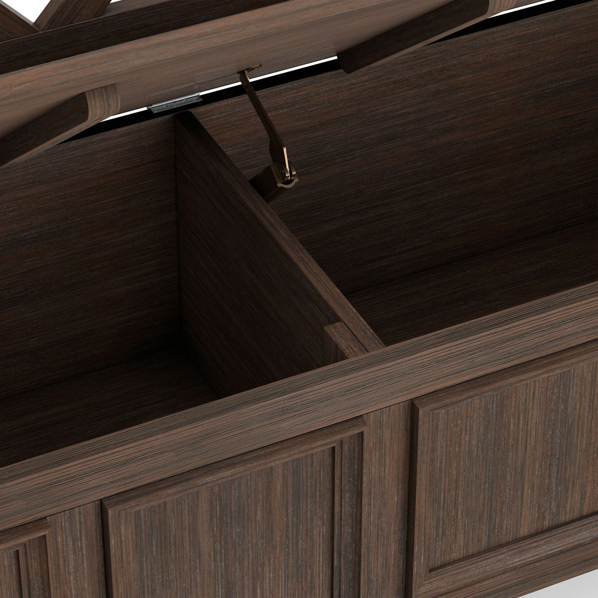 Solid Wood Entryway Storage Bench with Lift-Top Storage - Amherst, photo 16 of 40