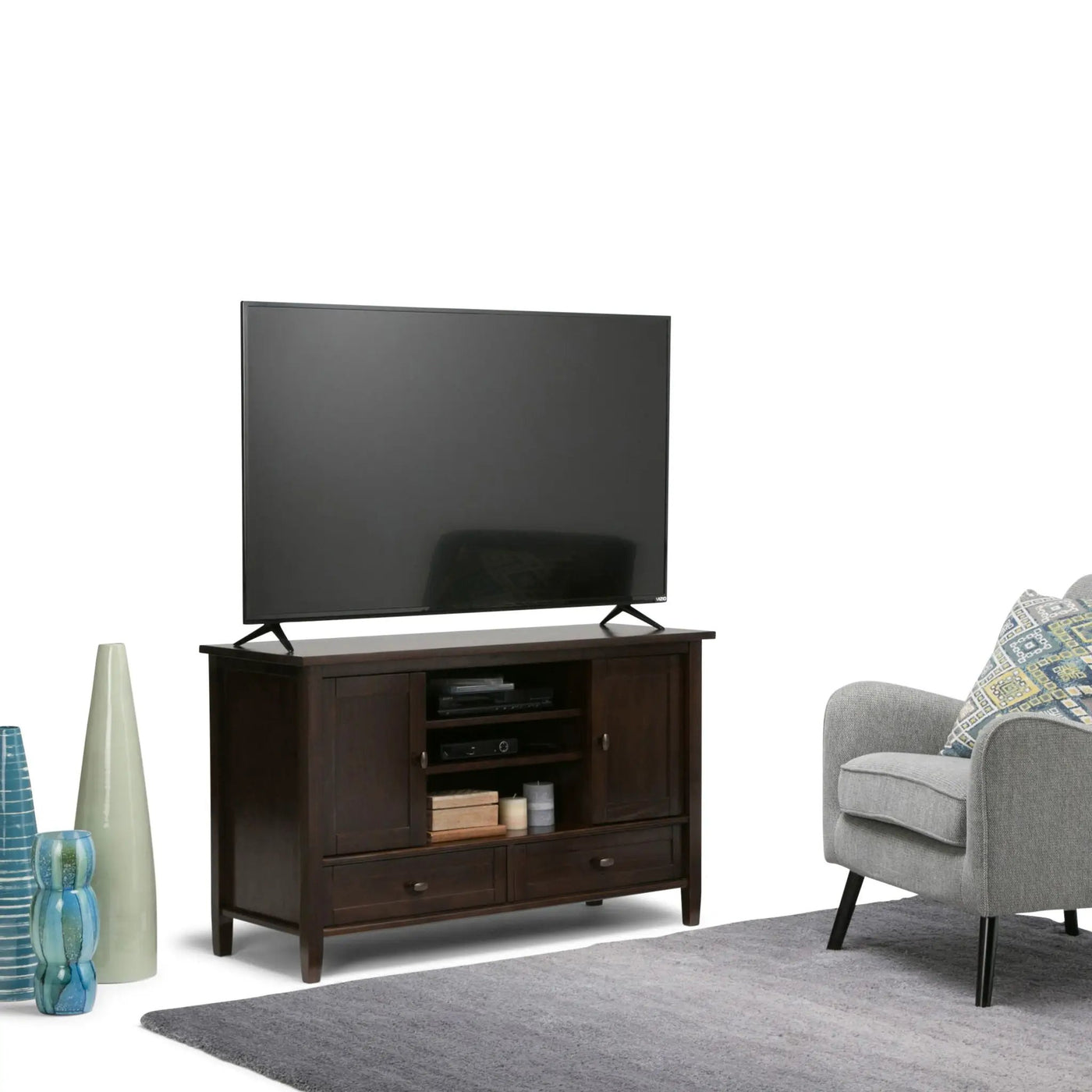 Warm Shaker - TV Media Stand Handcrafted by HouseOfZazla
