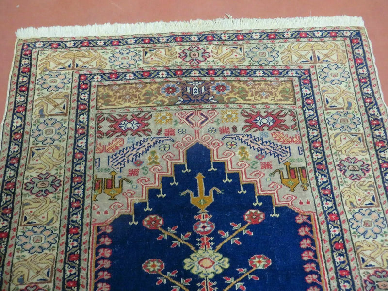 3' X 4' Semi Antique Handmade Turkish Prayer Kaisery Wool Rug Nice by Jewel Rugs