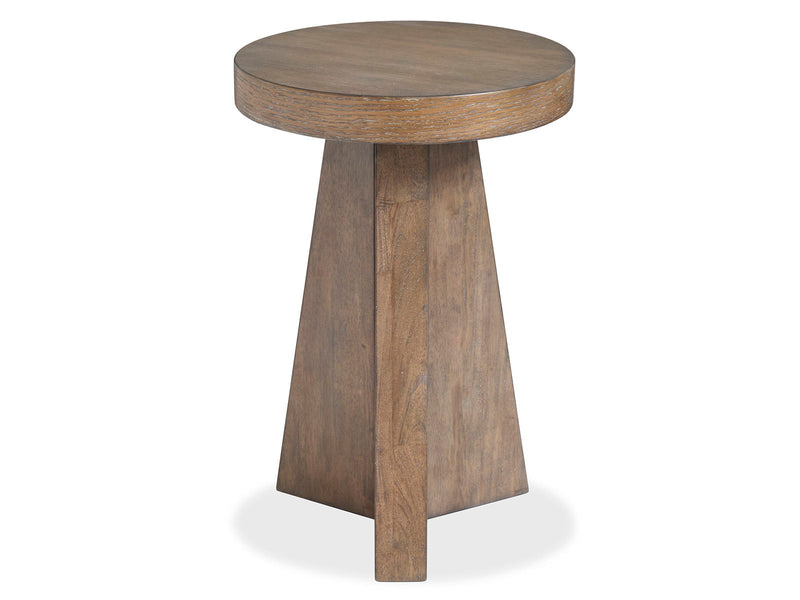 Lansbury - Round Accent End Table - Antique Wheat, photo 2 of 6