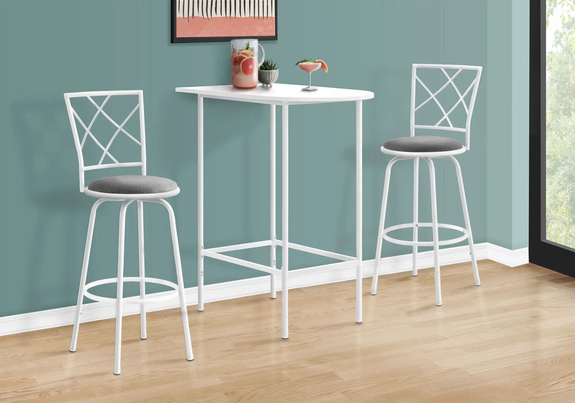 Home Bar Table With Bar Height Small Rectangular For Kitchen by HouseOfZazla