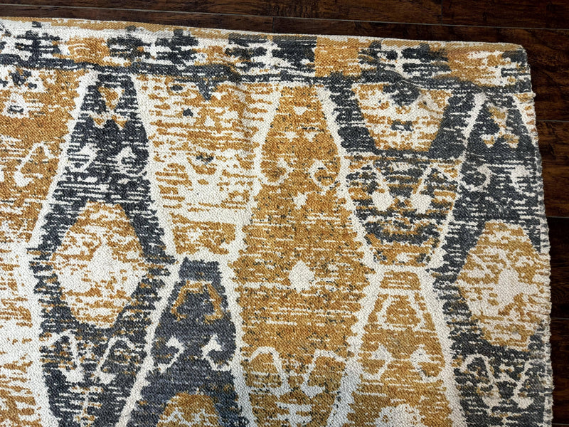 Handmade Contemporary Modern Indian Rug 8x10, Colorful by Jewel Rugs