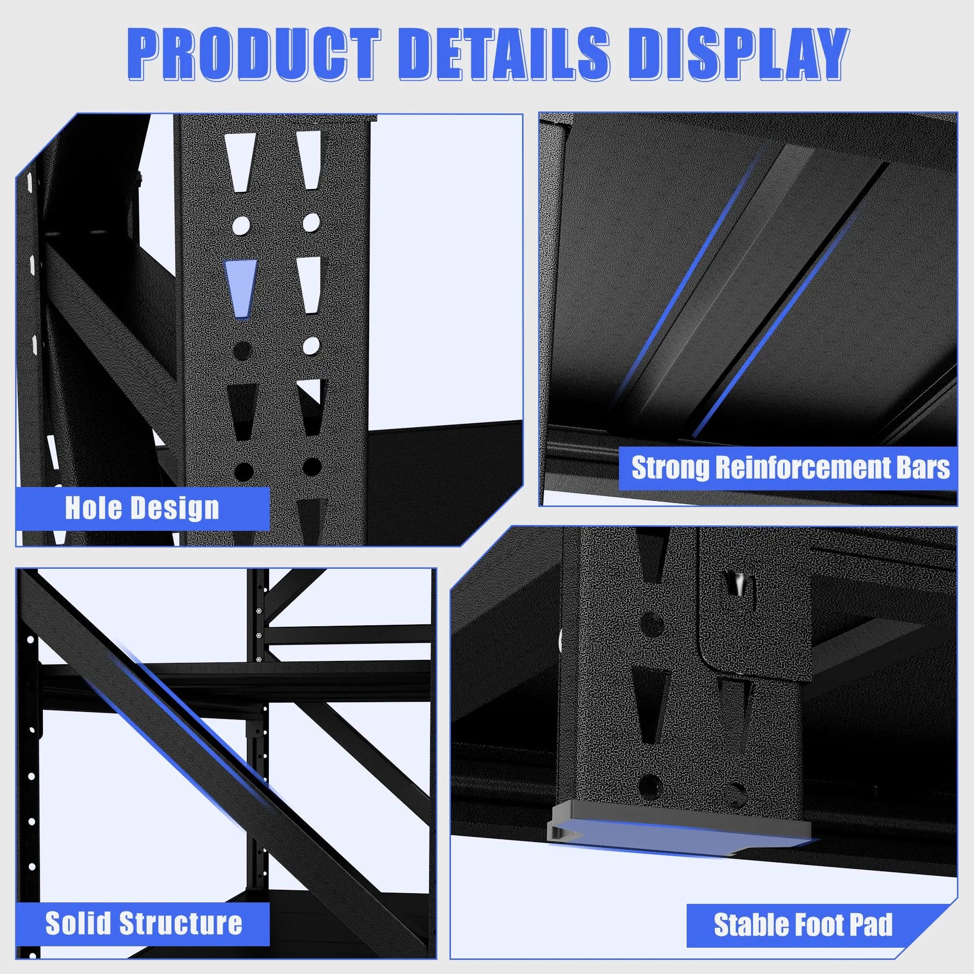 5000 lbs Heavy Duty Garage Shelving Unit by HouseOfZazla