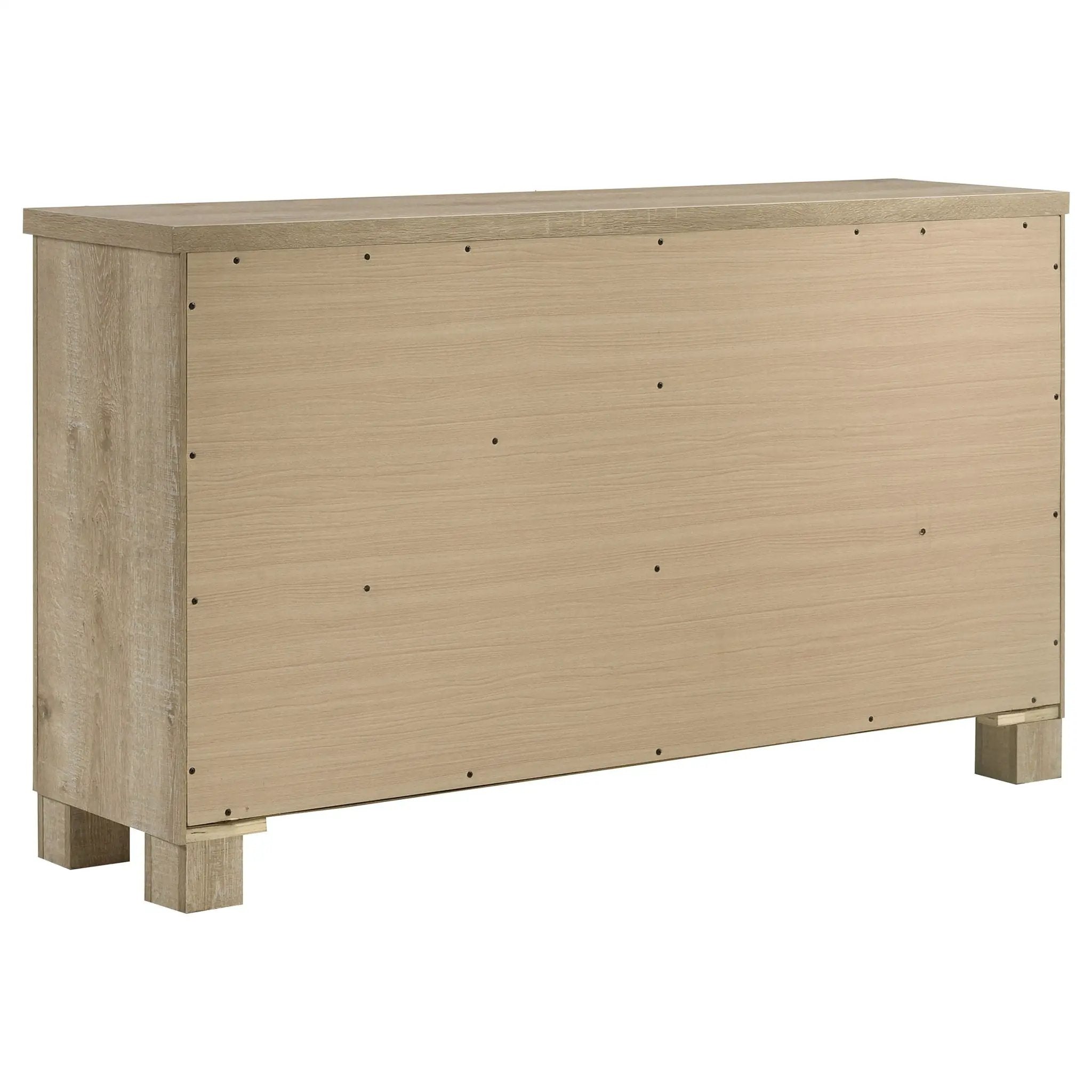 Oakglen 6-drawer Bedroom Dresser Weathered Oak by Unique Piece Furniture