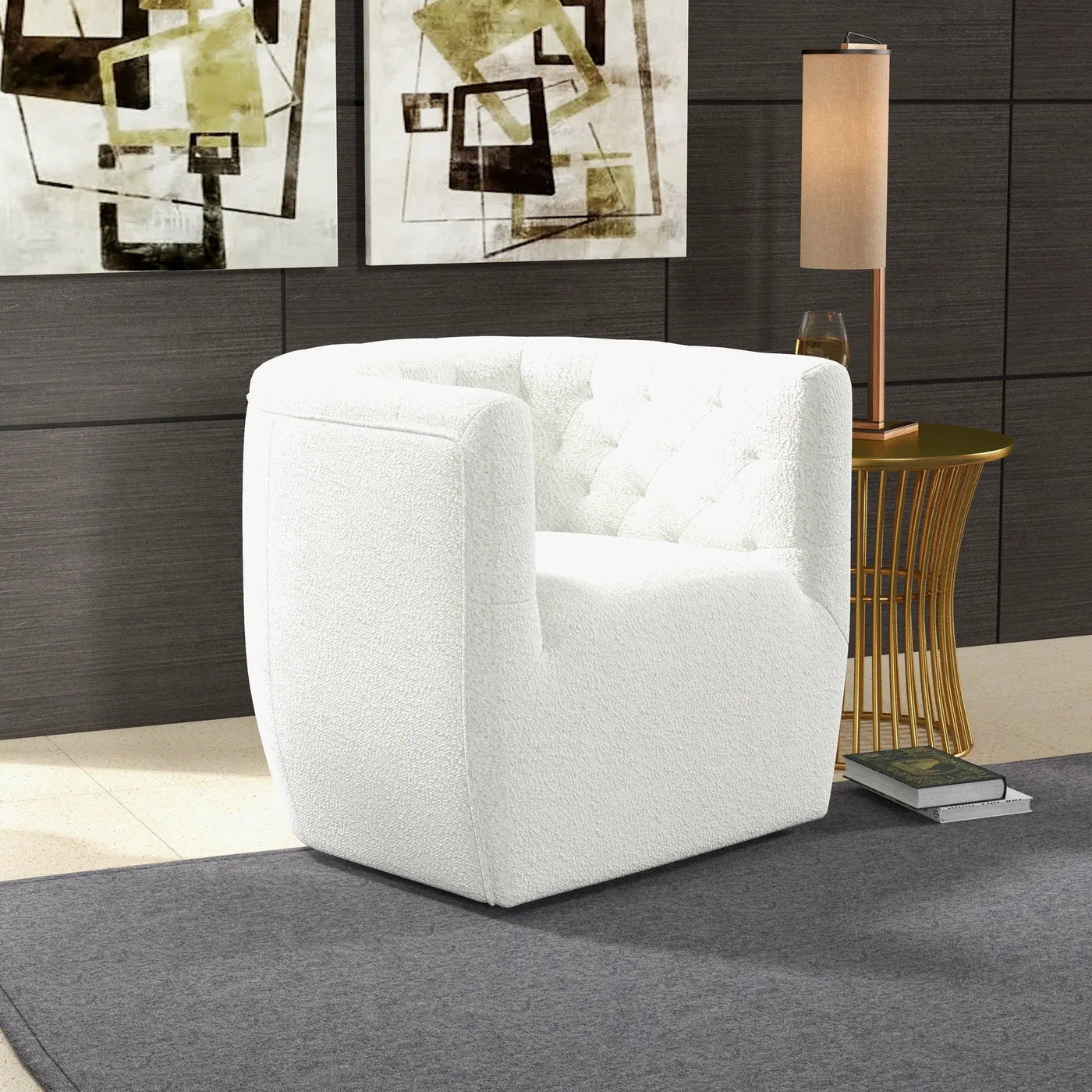 Delaney - Ergonomic Design Swivel Chair by HouseOfZazla