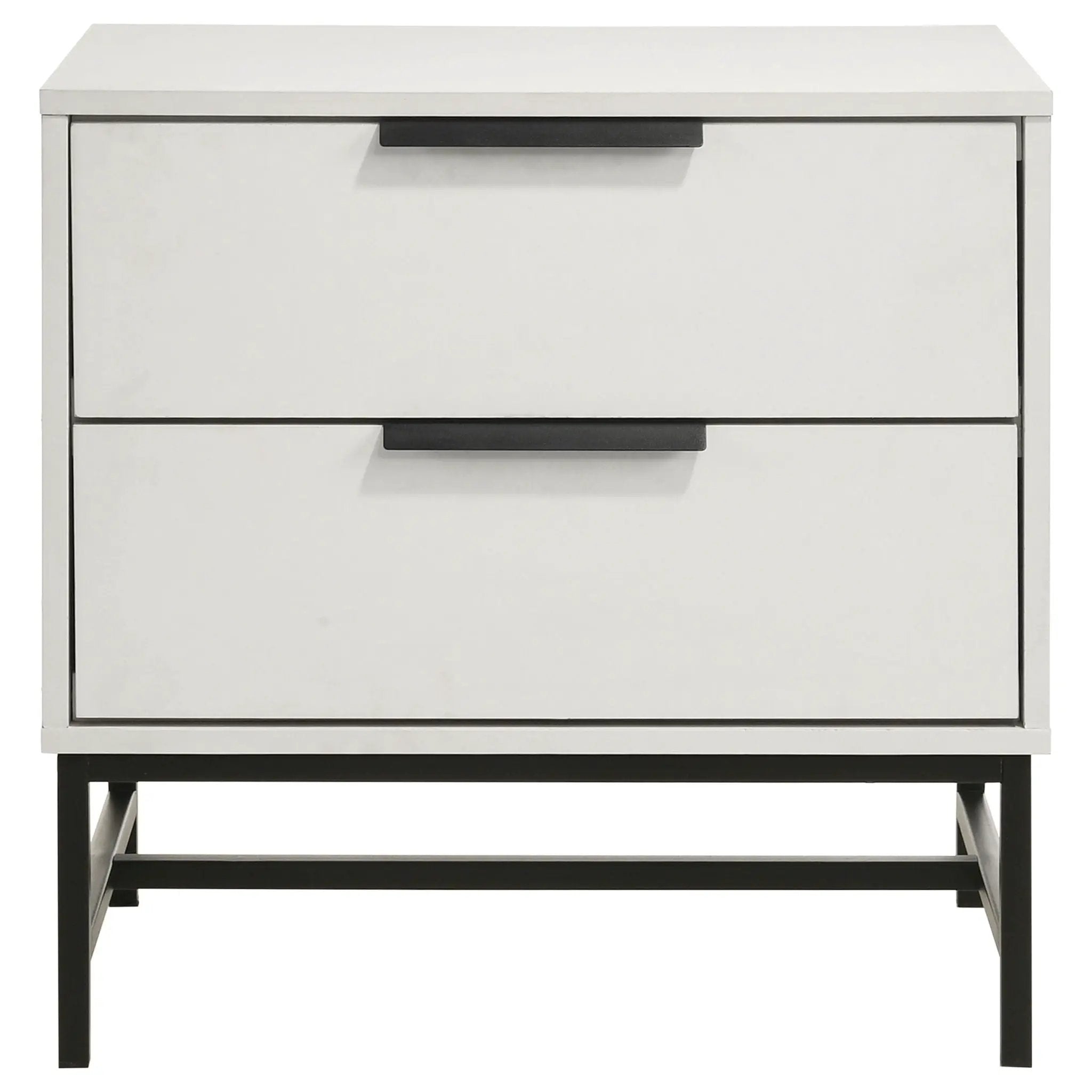 Sonora 2-drawer Nightstand Bedside Table White by Unique Piece Furniture