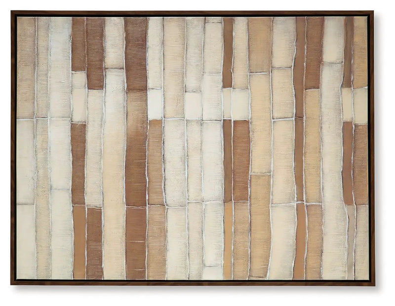 Kalanmore - Wall Art - Brown / Tan / White by Unique Piece Furniture