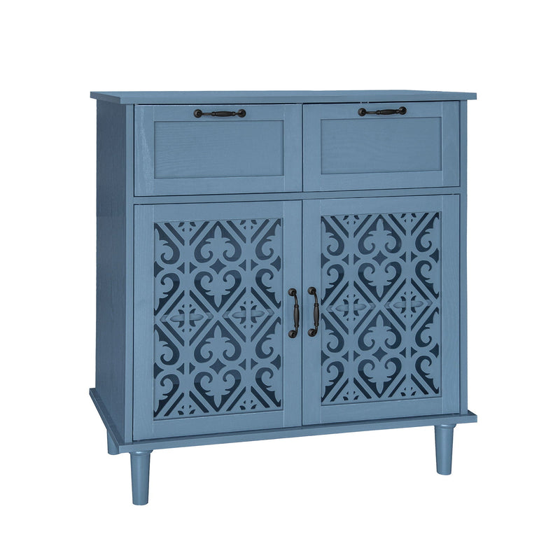 2 Door 2 Drawer Elegant Cabinet by HouseOfZazla