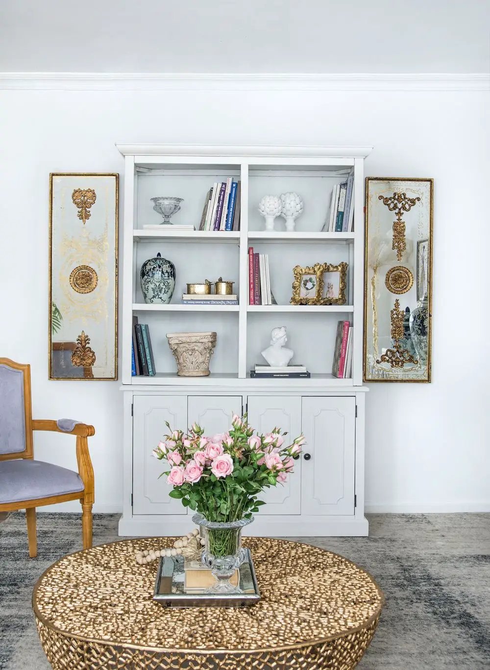 French Country Wood Cabinet by HouseOfZazla