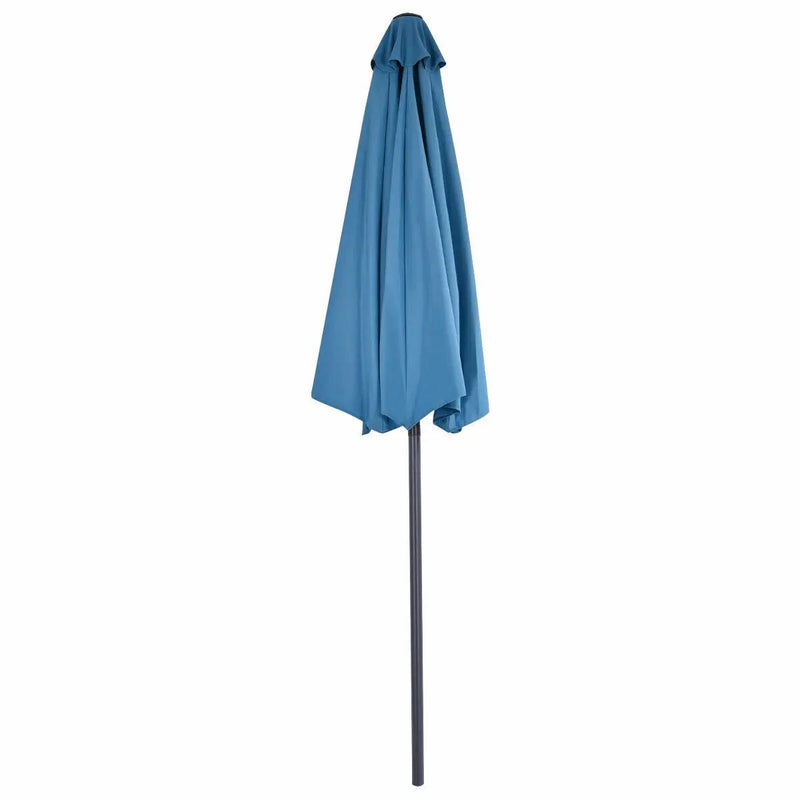 9Ft Patio Bistro Half Round Umbrella by DirectDeals