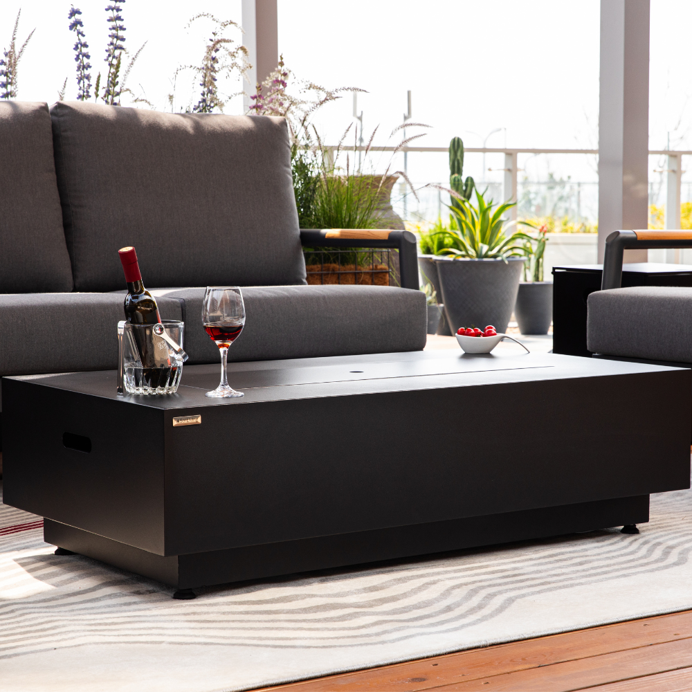 Propane Fire Pit Table Outdoor 50,000 BTU Firepits for Outside CSA Certified by EnvelorHome