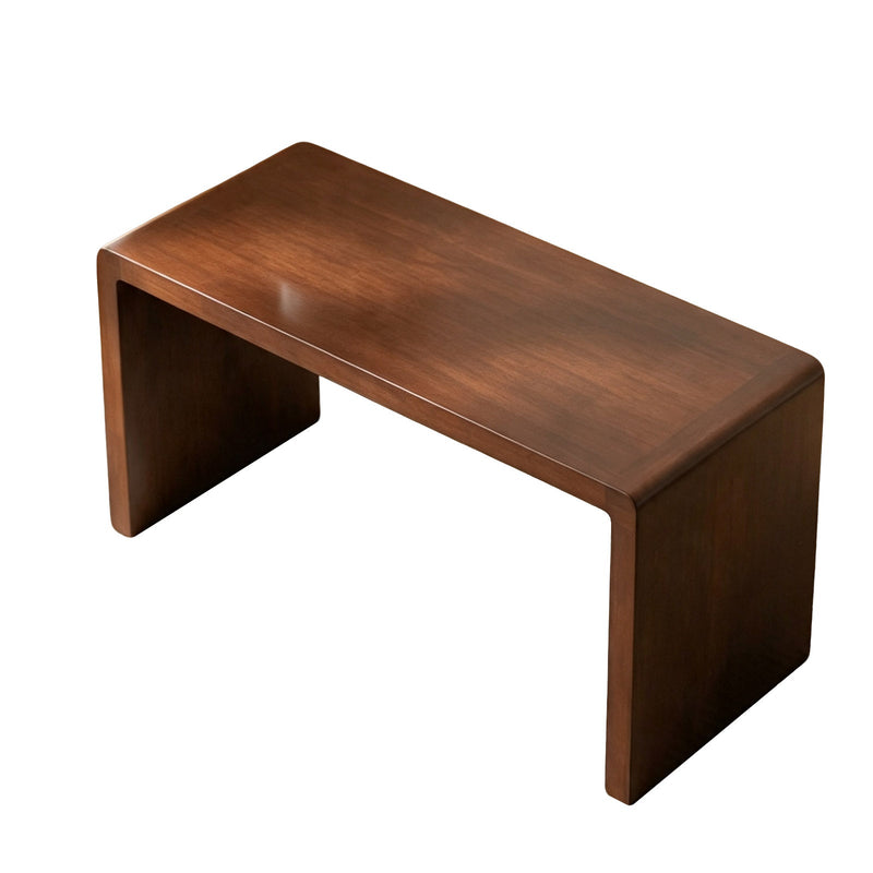 2-in-1 Convertible C Shaped Coffee Table with Modern Design - Rubber Wood, photo 6 of 7