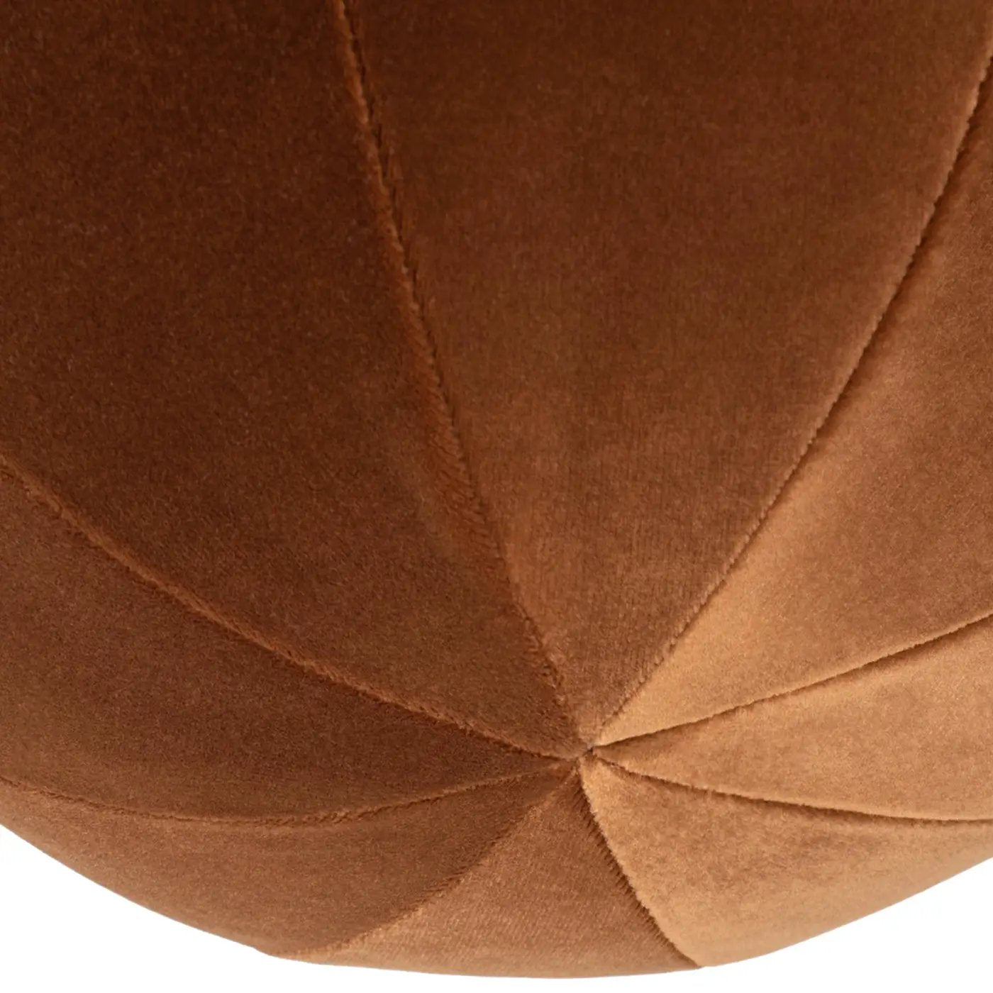 Luna 12" Round Sphere Accent Ball Throw Pillow - Burnt by HouseOfZazla