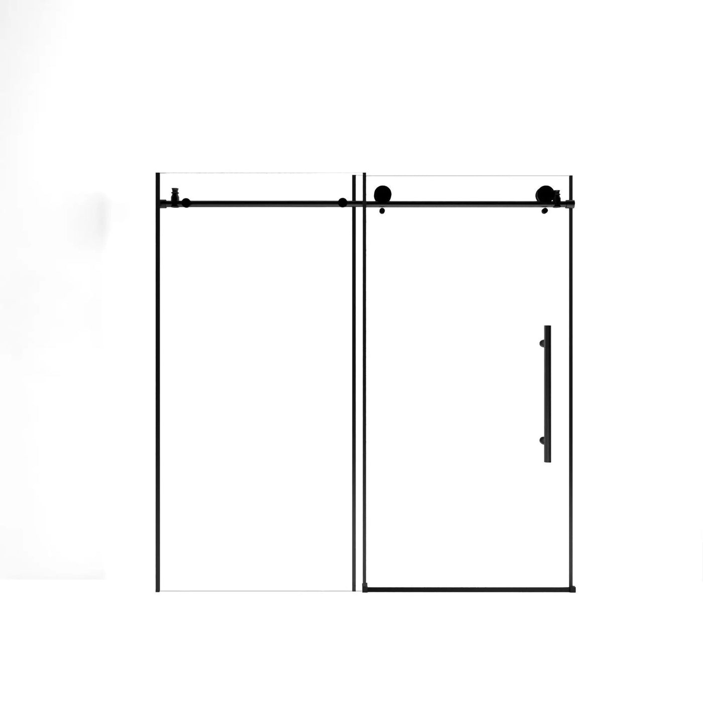 Frameless Shower Door With Handle by HouseOfZazla